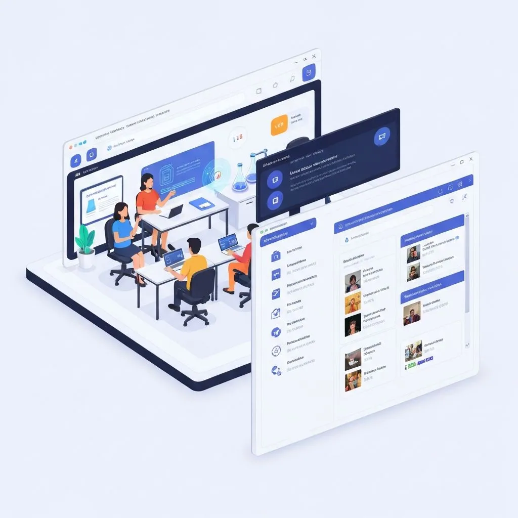 Educational Platform with LMS